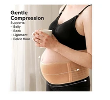 Snugglybee Maternity Belly Belt Pregnancy OS S M L XL Adjustable Support Dmg Box