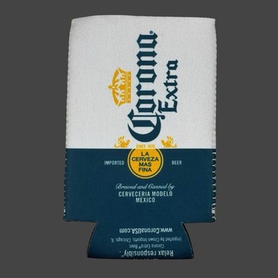 Corona Extra Beer Can Bottle Koozie Insulator Covers | Set of Two (2) | New & FS
