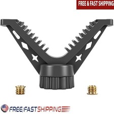 Versatile V Yoke Head Tripods Monopods Bipods 360 Degree Rotation Stable Grip US