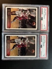 Michael Jordan PSA 8 & 7 Graded 2 Card Lot 1992 Topps