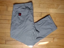 Wrangler Riggs Workwear Ripstop Pants Mens 40x30 Dark Khaki 6 Pockets 3W045DK