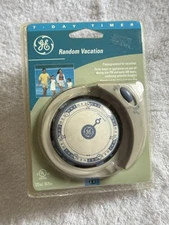 Random Vacation 7 Day Timer GE Light Easy SET Security Plug In New Old Stock