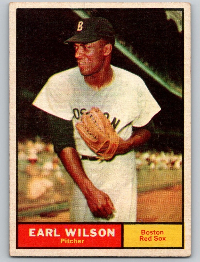 1961 Topps #69 Earl Wilson Boston Red Sox Free Shipping!