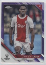 Jurrien Timber Jurriën Chrome UCL 2021 Purple Refractor