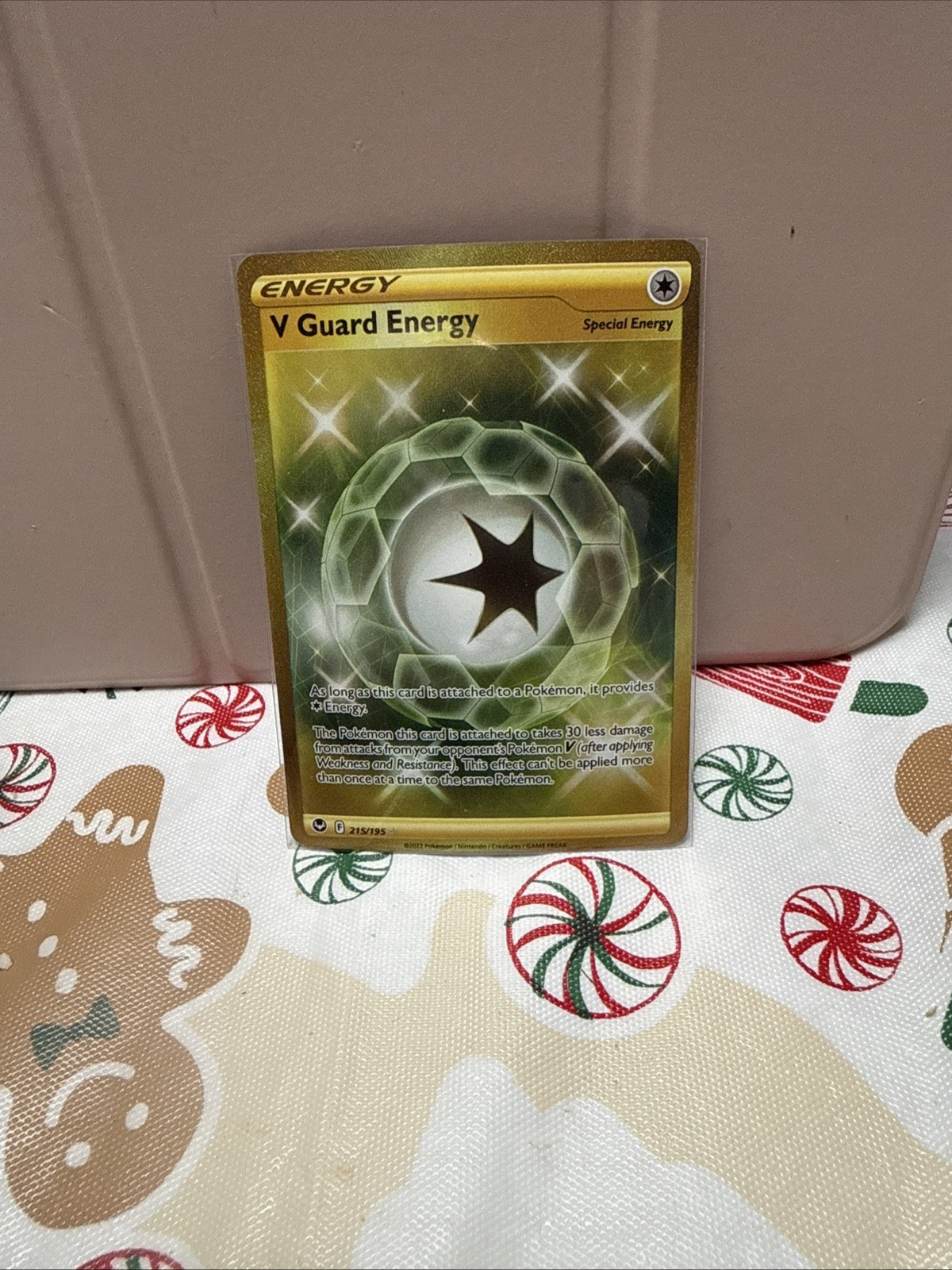 Pokemon V Guard Energy (Secret) Secret Rare SWSH12: Silver Tempest 215/195 NM