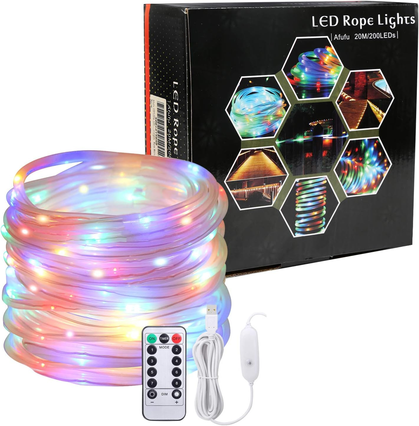 Tubo LED 20 Metri RGB IP65 8 Funzioni - Soluzione Illuminotecnica Esterna