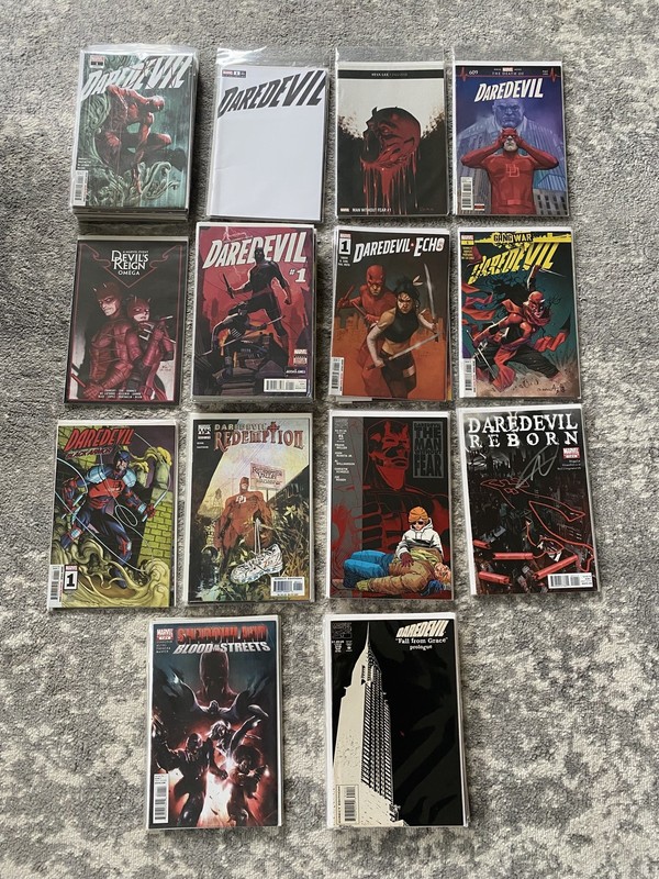 Daredevil NM Lot – Signed Reborn, Origin Keys, 60+ Issues Miller to Zdarsky Run