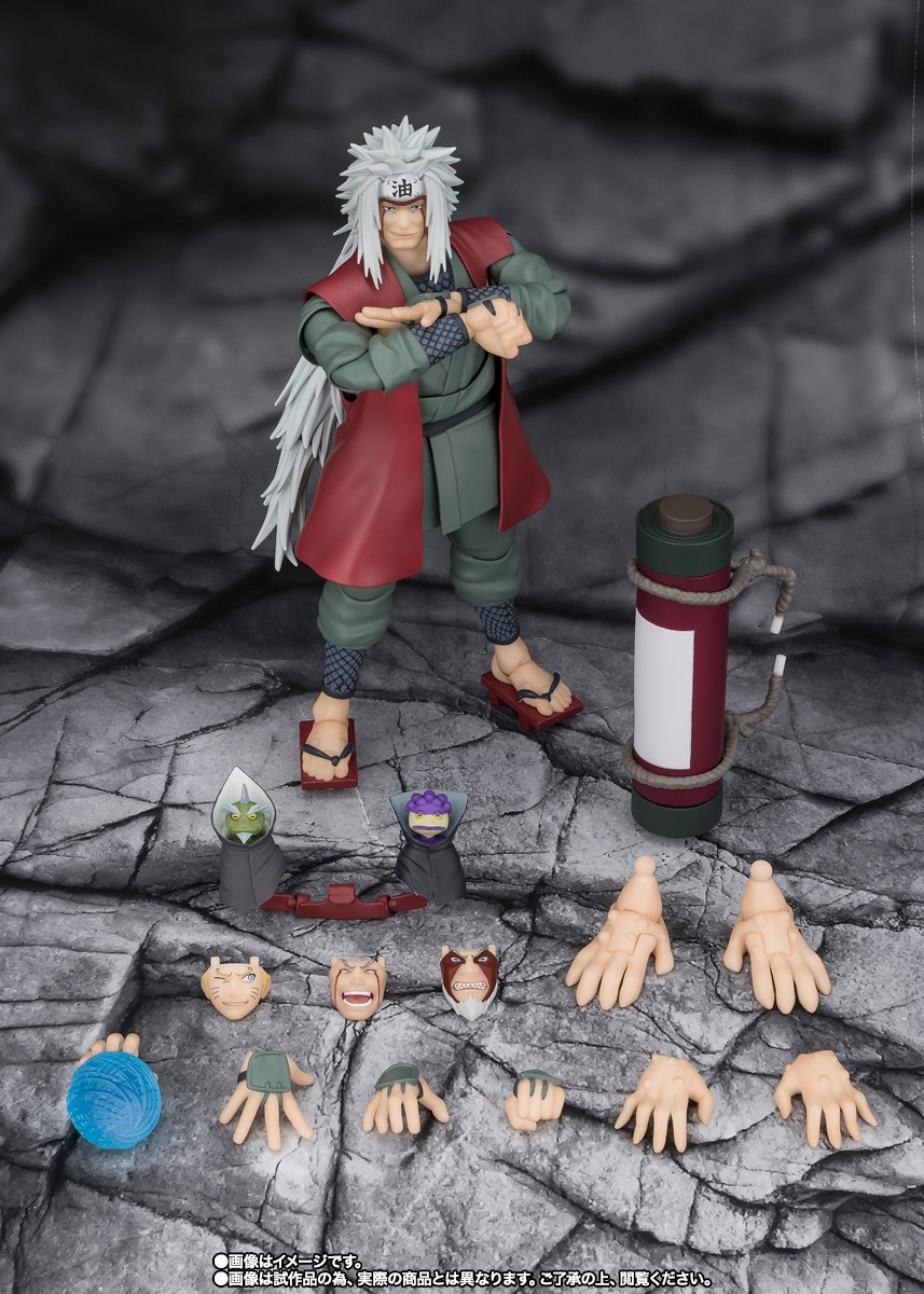 Bandai S.H.Figuarts Naruto Jiraiya Hidden Leaf Heroic Master Sage