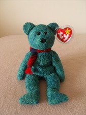 Vintage 1999 Wallace The Scottish Themed Teddy Bear Ty Beanie Baby