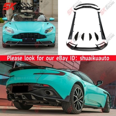 For Aston Martin DB11 17-23 Dry Carbon Front Rear Lip Side Skirts Wing BodyKits