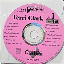 20146 TERRI CLARK  CHARTBUSTER KARAOKE CDG LOT PA