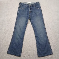 Felon Denim Jeans Mens 30x32 Blue Bootcut Cotton Medium Wash Distressed FE3451