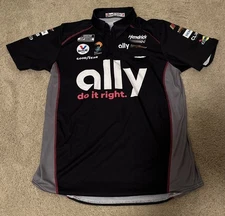 NASCAR #48 Alex Bowman Ally Hendrick Motorsports Team Issued Crew Shirt XL