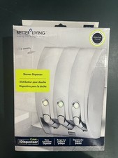 Better Living Model 81334 Curve the Dispenser Shower Dispenser-Silver Gloss New