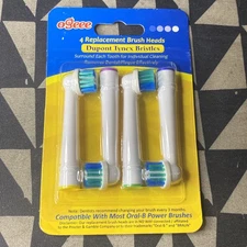 Ogeee Compatible For oral-b 4 replacement brush heads NOS New Sealed