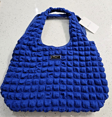 Saint Sofia Soho Shoulder Tote Bag Blue Color Dust Cover Chic Trendy New