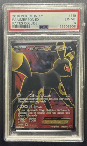Umbreon-EX graded PSA 6 for sale on eBay