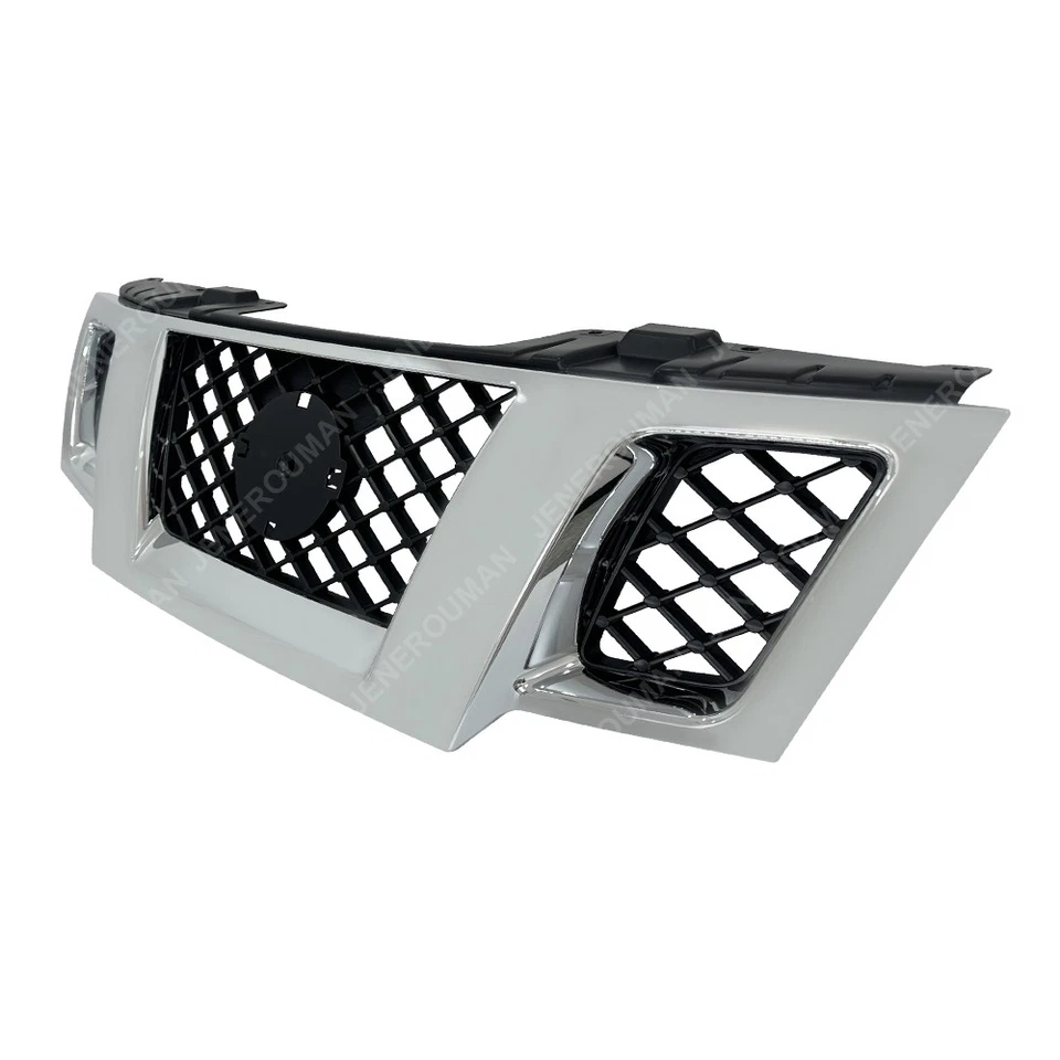 Front Upper Bumper Grille Chromed Grill For 2009-2021 Nissan Frontier 62310ZL00B Foto 4 de 4
