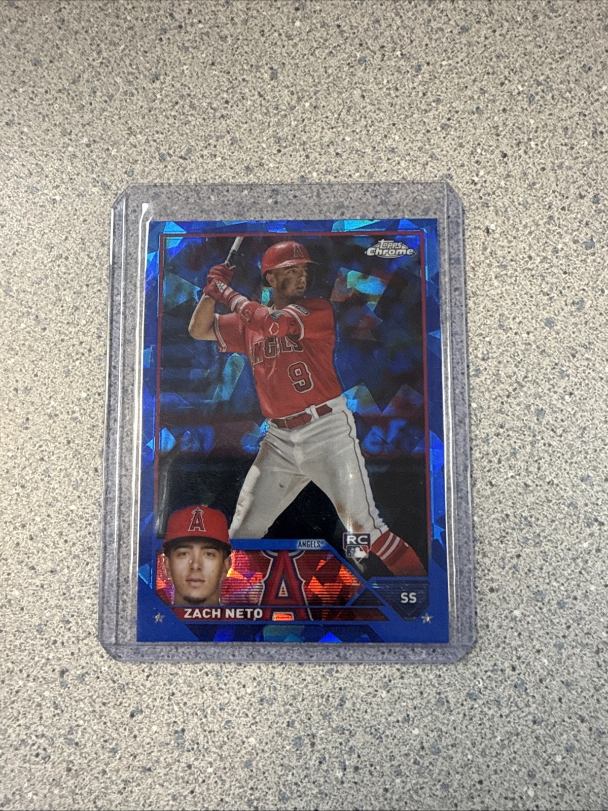 2023 Topps Chrome Update Series Sapphire Edition - Zach Neto #USCS116 (RC)