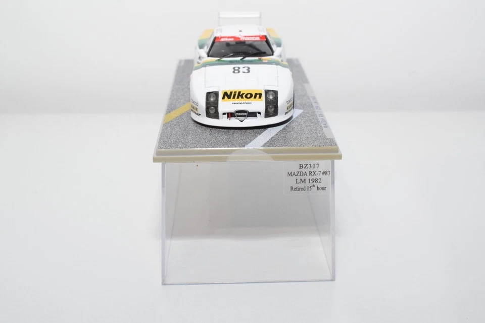 B94 1:43 BIZARRE BZ317 MAZDA RX-7 RX7 #83 LM LE MANS 1982 NICHOLSON SIN USAR, EN CAJA Foto 4 de 4