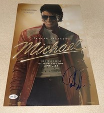 Jaafar Jackson Signed 11x17 Photo Michael JSA