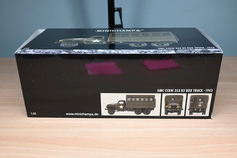 Camión de carga Minichamps GMC CCKW 353 B2 1943 escala 1:35 Foto 3 de 4