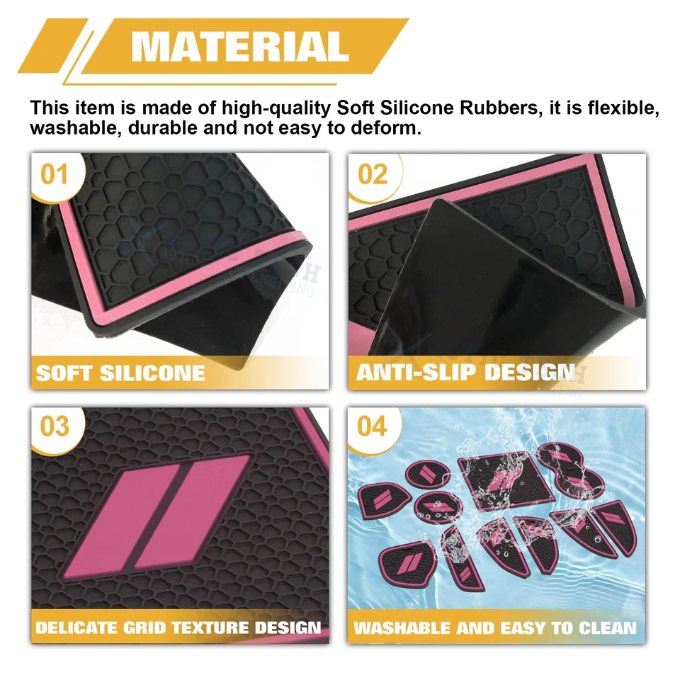 Portavasos Puerta Bolsillo Centro Interior Forros Accesorios Para Challenger 2015-23 Foto 4 de 4