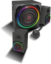 SPEEDLINK GRAVITY CARBON RGB 2.1 Subwoofer System Lautsprecher Boxen Bluetooth