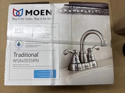 Moen WS84003SRN Traditional 2H CS Marc SRN, Spot Resist Brushed Nickel