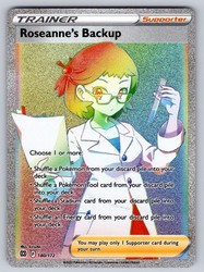 Roseanne's Backup 180/172 Brilliant Stars Secret Rare Rainbow Holo