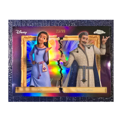 Topps Chrome Disney Wish 2026 Asha & King Magnifico FFR-19 23/99