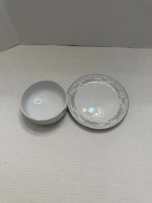 Somerset China by NL Excel 7”. 2-piece Covered Butter Dish