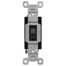 TG 4-Way Toggle Light Switch, Four Way Electrical Wall Switch, 15 Amp, 120V-2...