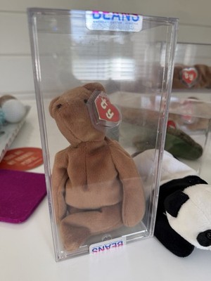 Ty Beanie Baby - RARE Old Face Teddy Brown 2nd Gen- Canadian Authenticated