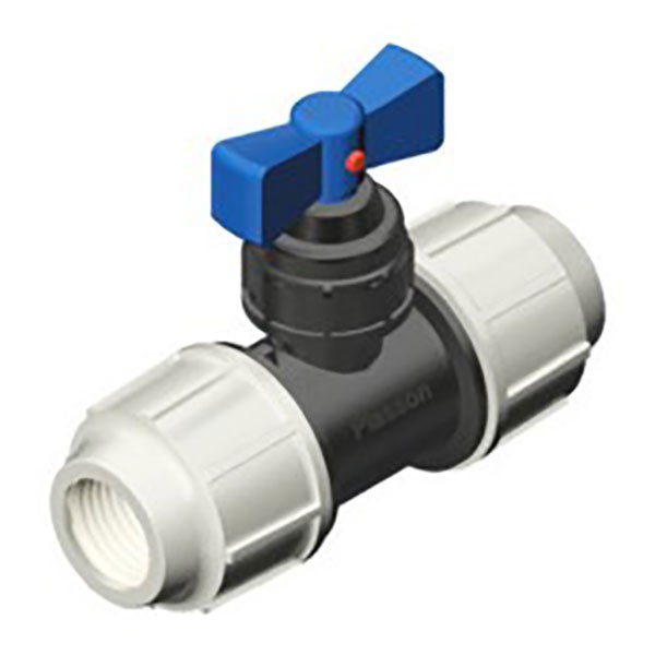 Plasson Plastic Stop Tap 20Mm 3407 (Pv03407020) - Grey - Image 2