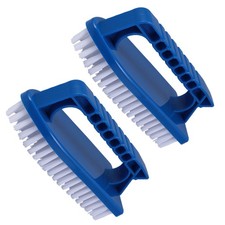 2 Pcs Handheld Pool Brush Cleaning for Bathroom Multi Purpose Scrub