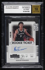 2021-22 Contenders Rookie Ticket Kessler Edwards BGS Authentic Altered Auto 1a07