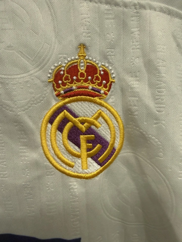Vintage 1996–97 Real Madrid Home Jersey – Kelme x Teka – Rare Original - Image 4 of 4