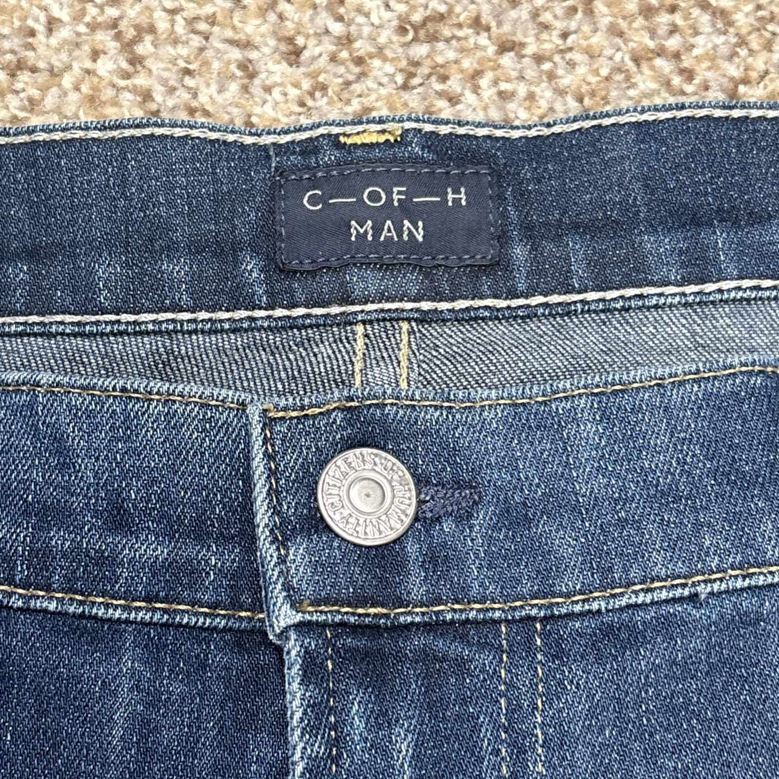 Mens Citizens of Humanity COH Man Jeans Sid Denim Straight Leg Sz 38 X 33 - View 4