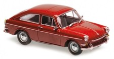 VW 1600 TL 1966 red diecast model car 940055321 Maxichamps 1:43