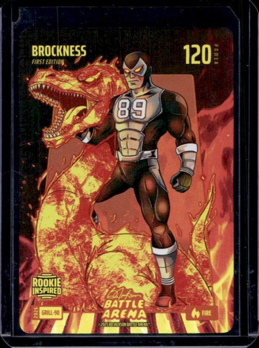 2025 Bo Jackson Battle Arena Brock Bowers Brocknes Fire RC #GRILL-90