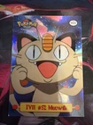 Meowth TV11#52 1999 Pokemon Topps Animation Edition Puzzle Card