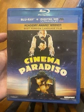 CINEMA PARADISO (Blu-ray, Miramax 1988) Giuseppe Tornatore Italy Rare OOP