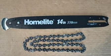 14" (350mm) OEM HOMELITE Guide Bar & Chain For Electric Chainsaw Free US Ship