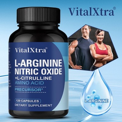Nitric Oxide Supplement for Performance, Endurance,Muscle Support 120 Capsules