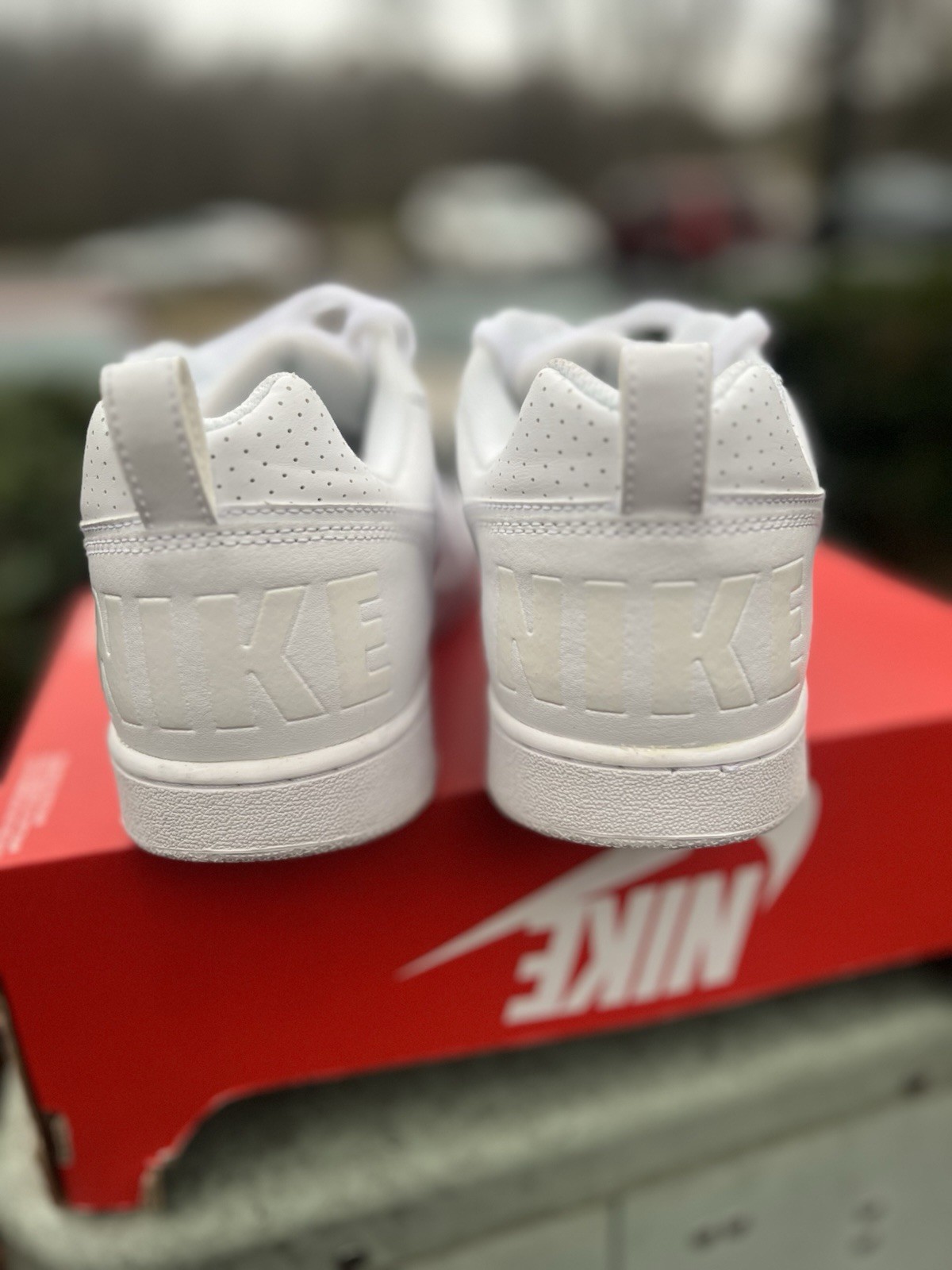 All White Nike court Borough - image 4