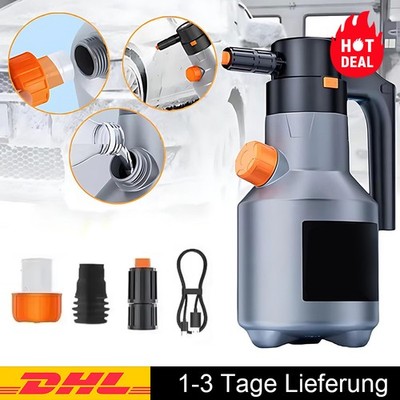 2L Elektrischer Schaumsprüher Autowäsche Pumpwäsche Sprühflasche Snow Foam