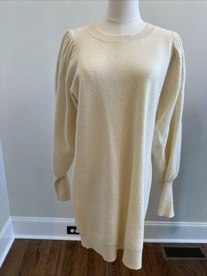 Ulla Johnson Wool Blanc Viviana Dress Size Large NWT