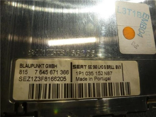 7645671366 Sistema Audio/Radio Cd para SEAT LEON (1P1) * 2006 100085 - Imagen 4 de 4