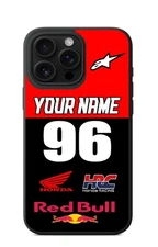 Custom HONDA iPhone Case  Add Your Name & Number DirtBike PhoneCover
